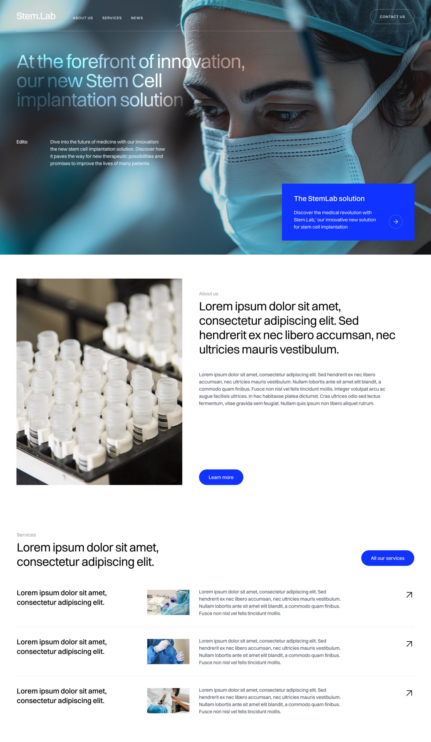 Preview of a website base design by Eazyclick