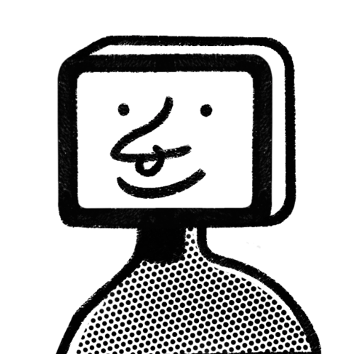 Eazyclick mascot illustration wearing a nose piercing