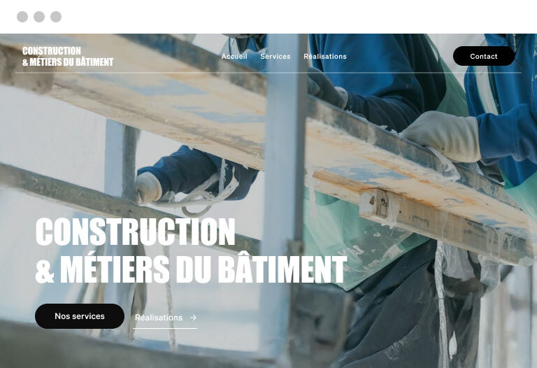 Websites for construction professionals